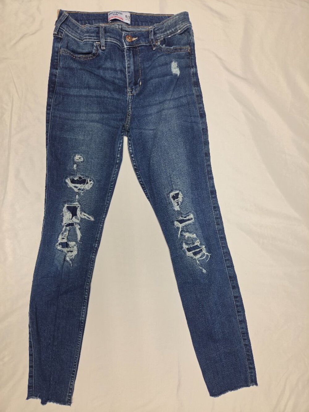 Abercrombie Kids High-Rise Jean Legging Distressed Size 15/16